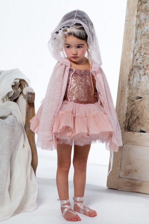Baby you rock ballerina dress βαπτιστικό φορεματάκι μπαλαρίνα ροζ φόρεμα με τούλι christening clothes dress ballerina vaptistiko rouxo