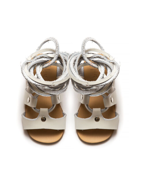 Σανδάλια βαπτιστικά παπούτσια ιβουάρ