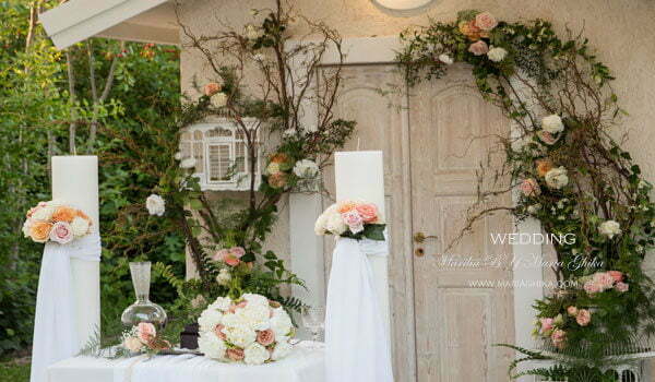 ~A Romantic Blush Garden Wedding~